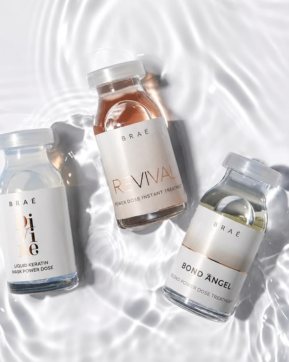 Revival Power Dose Instant Treatment – ampola em destaque, com Divine e Bond Angel – Braé