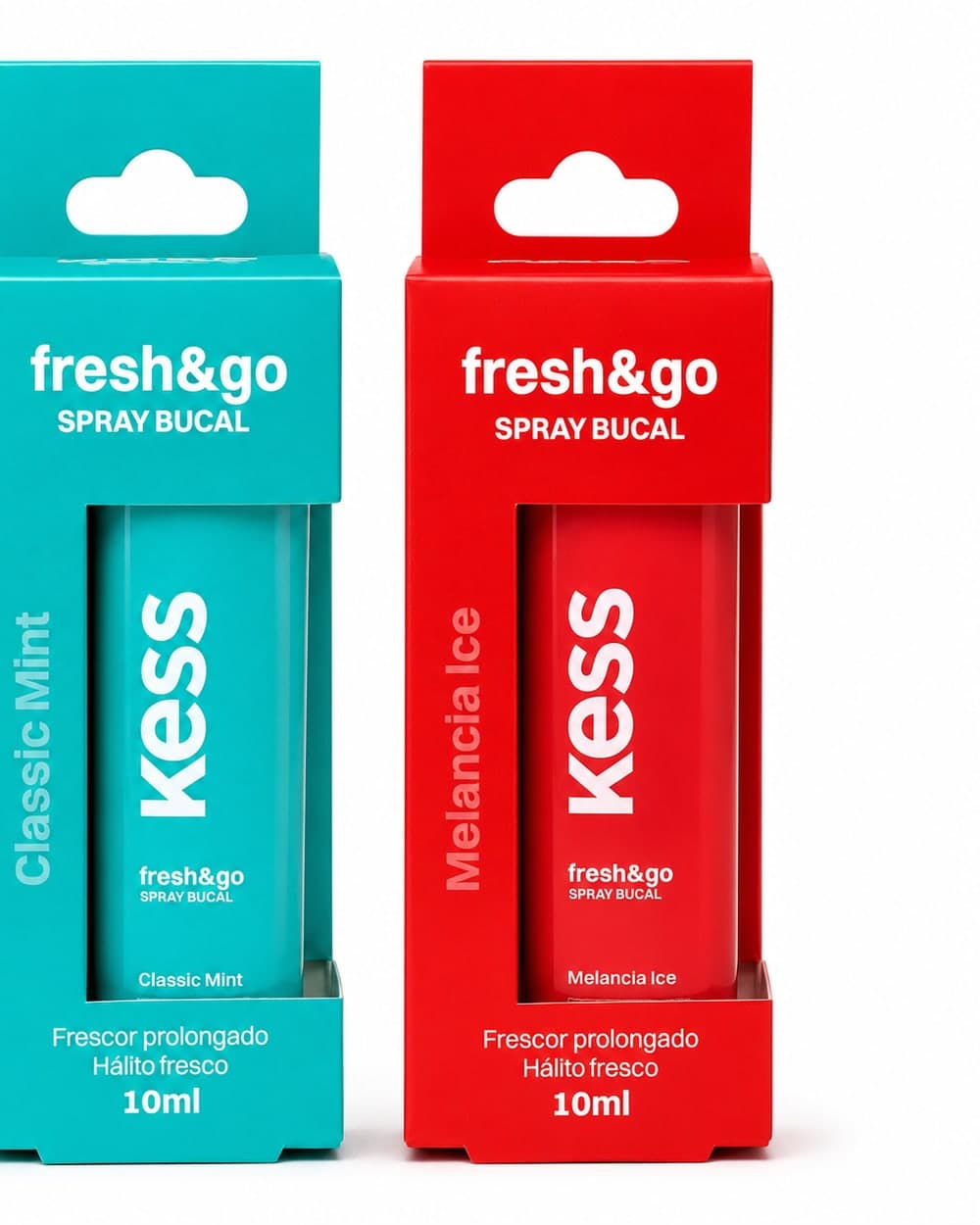 Spray Bucal Kess 10ml – Classic Mint e Melancia – Kess